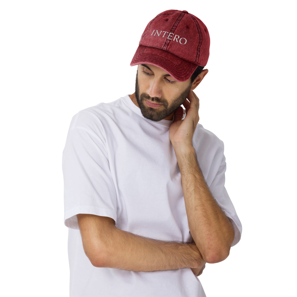 Dark Gray Vintage Cotton Twill Cap