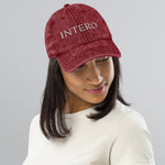 Dark Gray Vintage Cotton Twill Cap
