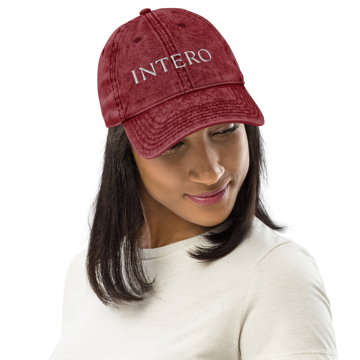 Dark Gray Vintage Cotton Twill Cap