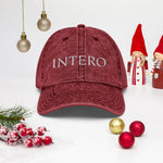 Dark Gray Vintage Cotton Twill Cap