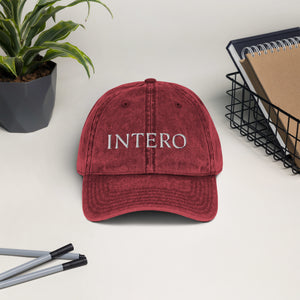 Dark Gray Vintage Cotton Twill Cap