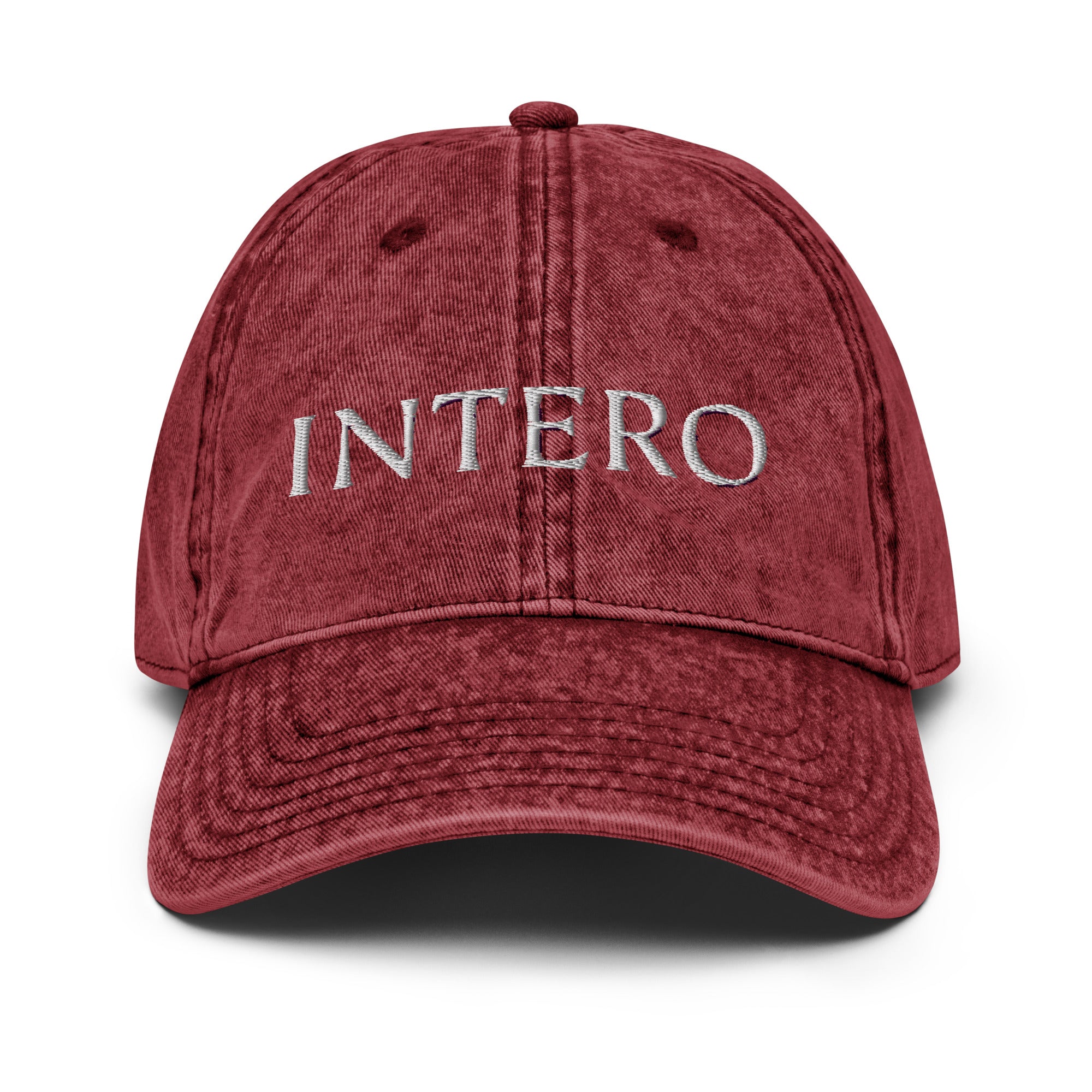 Dark Gray Vintage Cotton Twill Cap