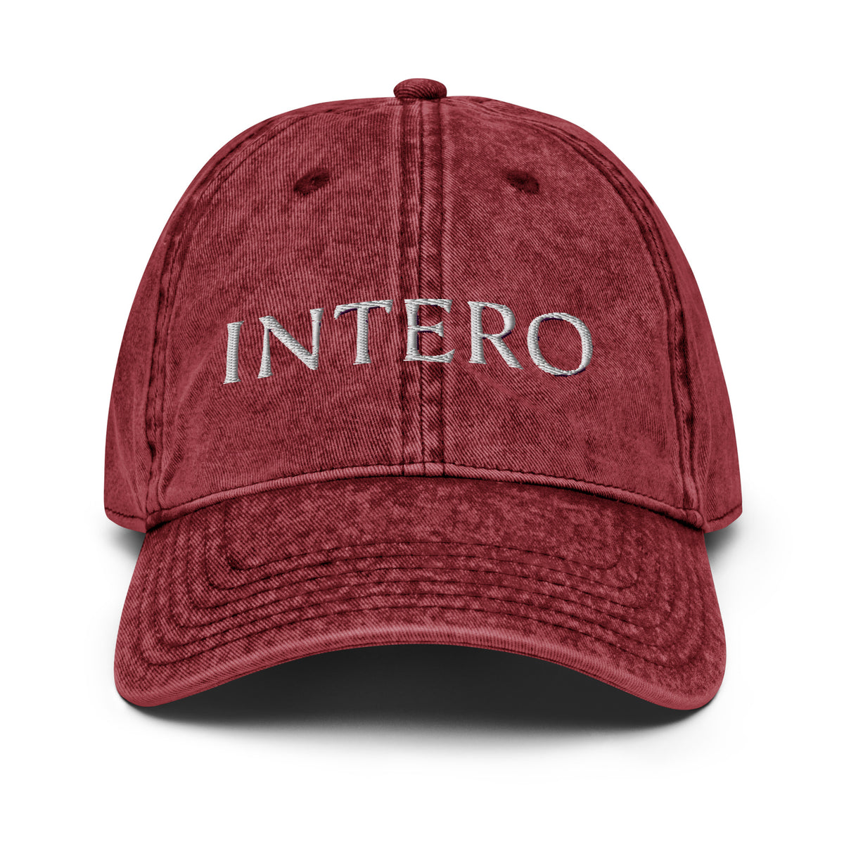 Dark Gray Vintage Cotton Twill Cap