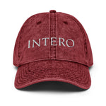 Dark Gray Vintage Cotton Twill Cap