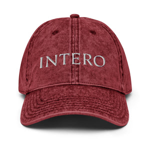 Dark Gray Vintage Cotton Twill Cap