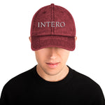Dark Gray Vintage Cotton Twill Cap