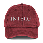Dark Gray Vintage Cotton Twill Cap