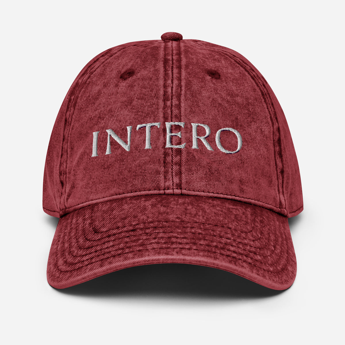 Dark Gray Vintage Cotton Twill Cap
