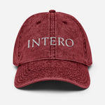 Dark Gray Vintage Cotton Twill Cap