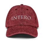 Maroon Vintage Cotton Twill Cap