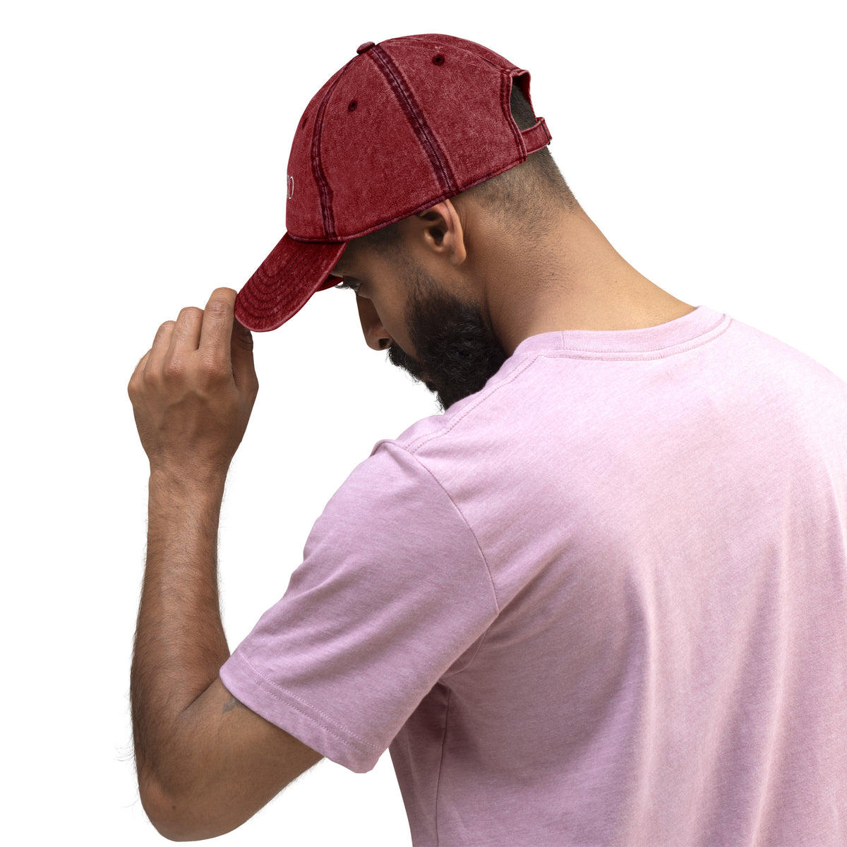 Maroon Vintage Cotton Twill Cap