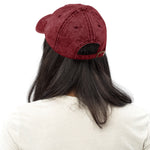 Dark Gray Vintage Cotton Twill Cap