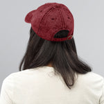 Dark Gray Vintage Cotton Twill Cap