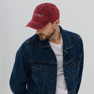 Dark Gray Vintage Cotton Twill Cap