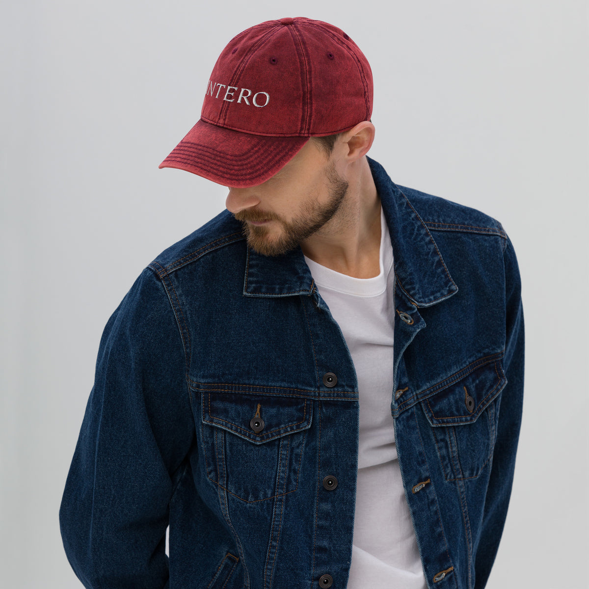 Maroon Vintage Cotton Twill Cap