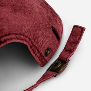 Dark Gray Vintage Cotton Twill Cap