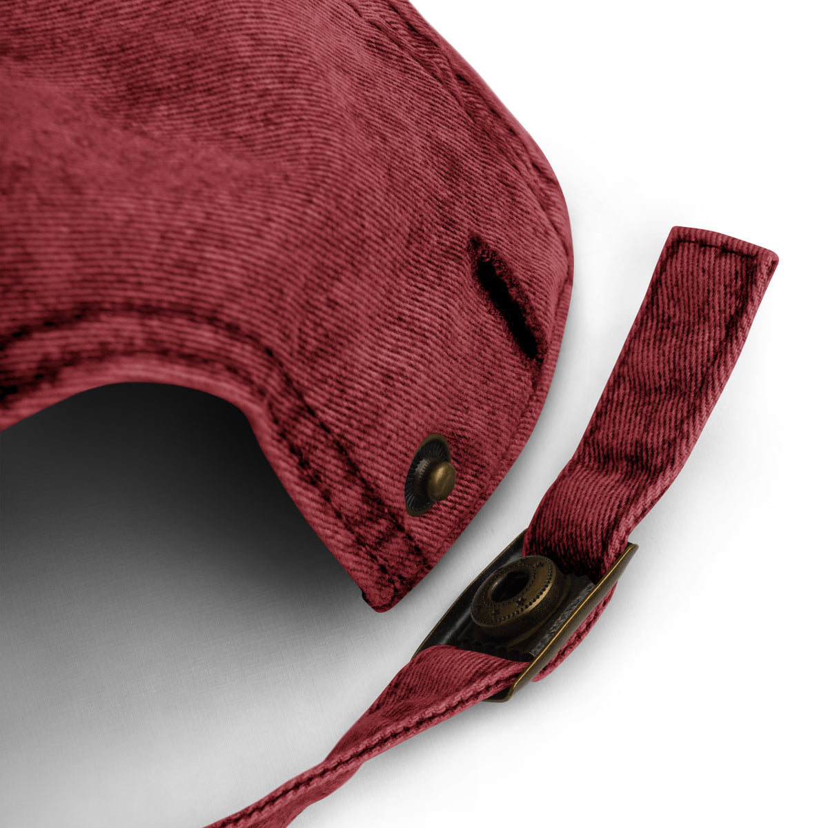 Maroon Vintage Cotton Twill Cap