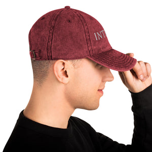 Dark Gray Vintage Cotton Twill Cap