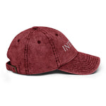 Dark Gray Vintage Cotton Twill Cap