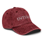 Dark Gray Vintage Cotton Twill Cap