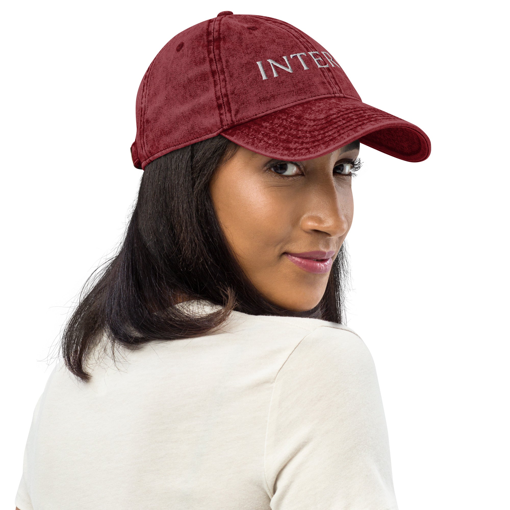 Dark Gray Vintage Cotton Twill Cap