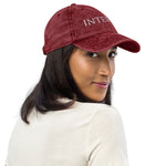 Dark Gray Vintage Cotton Twill Cap