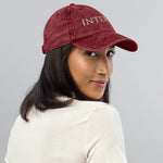 Dark Gray Vintage Cotton Twill Cap