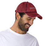 Dark Gray Vintage Cotton Twill Cap
